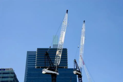 Construction Cranes Stock Photos