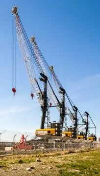 Construction Cranes Stock Photos