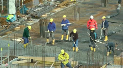 Construction Crew Video stock 16008152