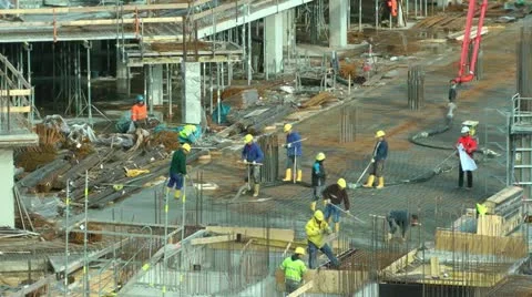Construction Crew Stock Footage 18584046