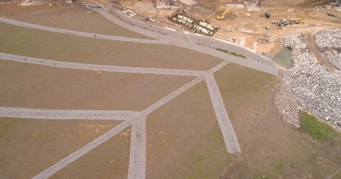 Construction of the Crimea Bridge on March 22, 2018 Stock Footage 89000908
