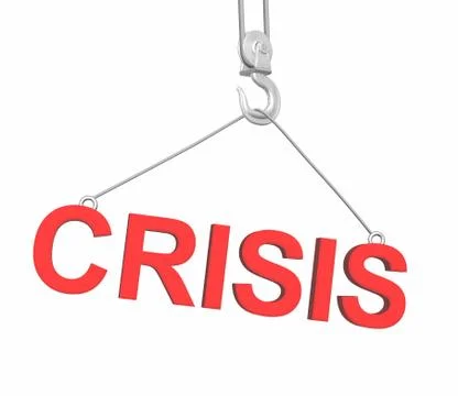 Construction crisis Stock Illustration