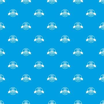 Construction decotrative pattern seamless blue Stock Illustration