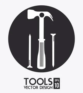 Construction design over white background vector illustration Stock Illustration