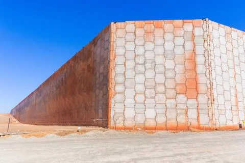 Construction Development Concrete Walls Stock Photos