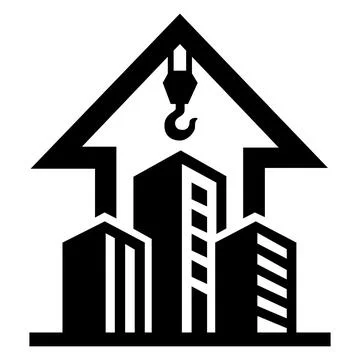 Construction Development Vector Logo Stock Illustration