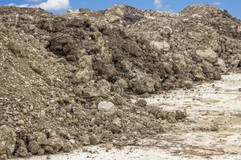 Construction dirt pile Stock Photos