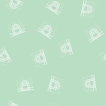 Construction of drainage system line seamless pattern Stock Illustration