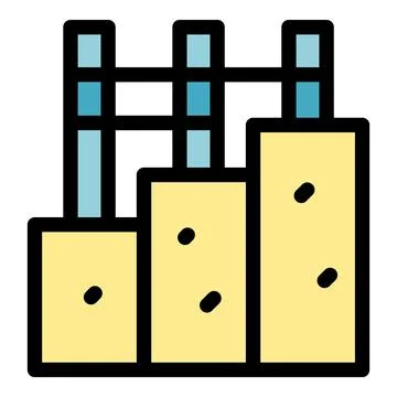 Construction drywall icon vector flat Stock Illustration