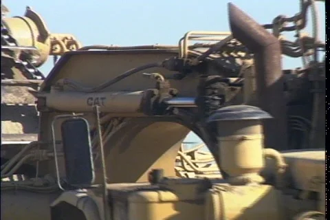 CONSTRUCTION EARTHMOVER 2 Stock Footage 1049750