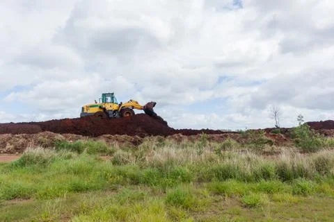 Construction Earthworks Loader Machine Stock Photos