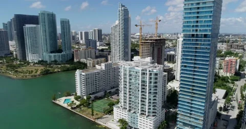 Construction in Edgewater on the Bay Stock Footage 149630292