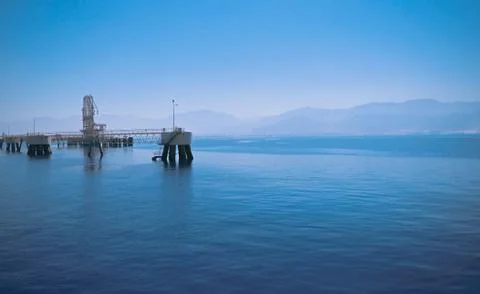 Construction in Eilat for work with the courts Stock Photos