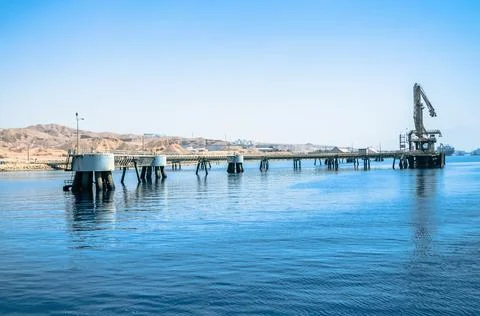 Construction in Eilat for work with the courts Stock Photos