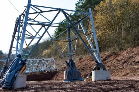 Construction of an electromotive force Foto stock