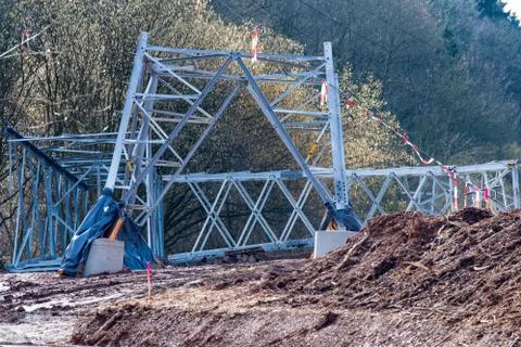 Construction of an electromotive I Stock Photos