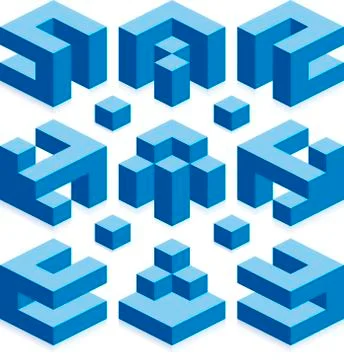 Construction Elements Stock Illustration