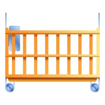 Construction elevator icon, cartoon style Stock Illustration