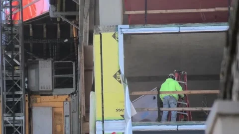 Construction Elevator Latter 動画素材 150467805