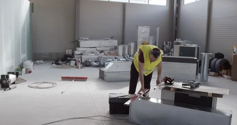 The construction engineer. Video stock 126910482