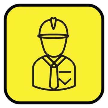 Construction engineer icon Stock Illustration