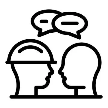 Construction engineer icon, outline style 스톡 일러스트