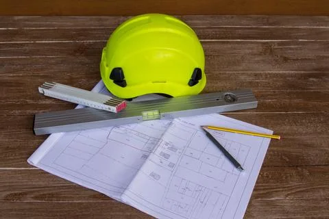 Construction engineer job Stock Photos