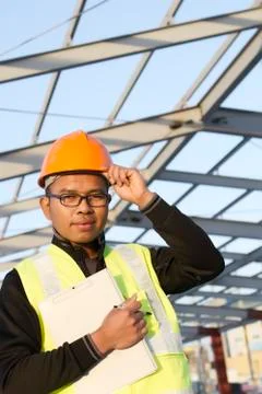 Construction engineer Foto stock