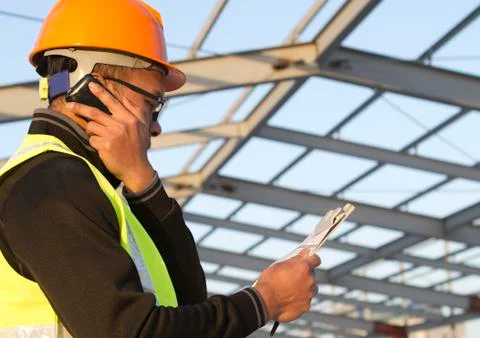 Construction engineer Foto stock