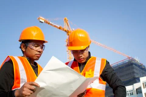 Construction engineer Foto stock
