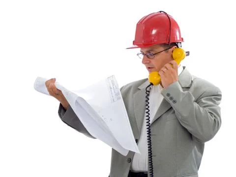 Construction engineer Foto stock