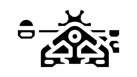 Construction engineering set toy baby glyph icon animation Vídeos de archivo 326745534