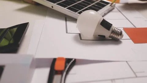 Construction engineers discussing project in office Stock Footage 331671281