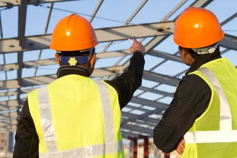 Construction engineers Foto stock