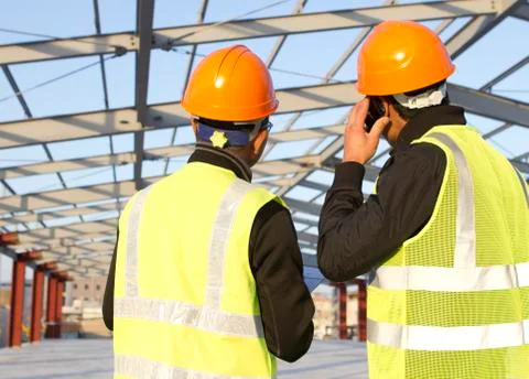 Construction engineers Stock Photos