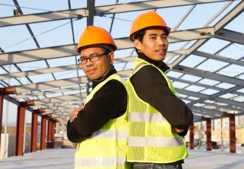 Construction engineers Stock Photos