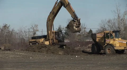 Construction Equipment Stock Footage 61630697