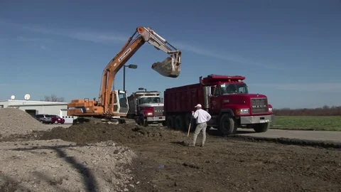 Construction Equipment 스톡 동영상 72571553