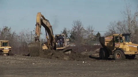 Construction Equipment Stock Footage 72571566