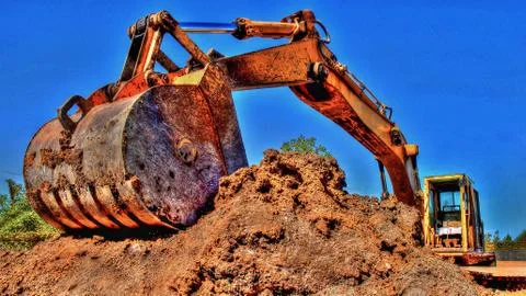 Construction Equipment Foto stock