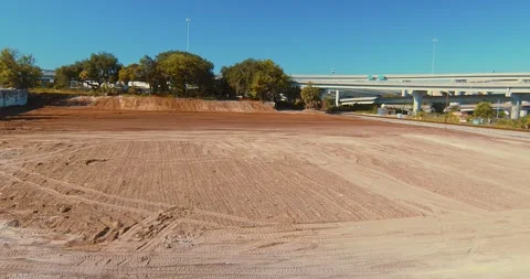 Construction field in Jacksonville, FL 動画素材 221580658