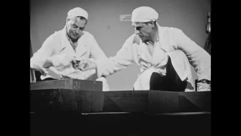 Construction of the first Soviet F-1 nuclear reactor Stock Footage 296069867