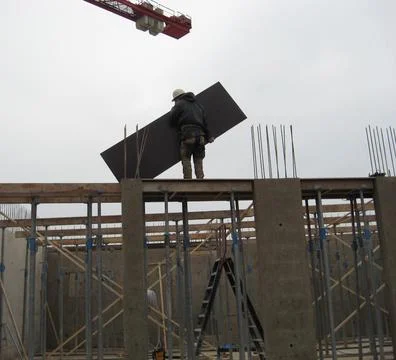 Construction of a flat Stock Photos