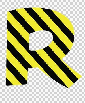 Construction Font Character 08 scalable logo design icon Stock Illustration