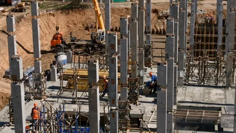 Construction Video stock 112948672