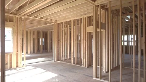 Construction Framing Stock Footage 245219907