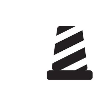 Construction funnel vector icon design template Stock Illustration