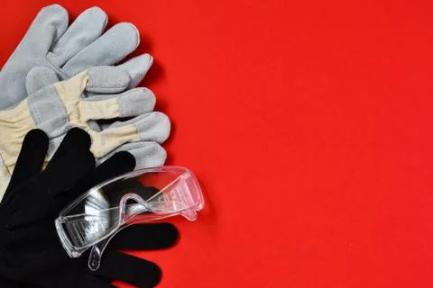 Construction gloves Stock Photos