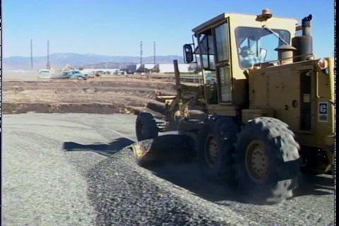 CONSTRUCTION GRADER Stock-Footage 1049507
