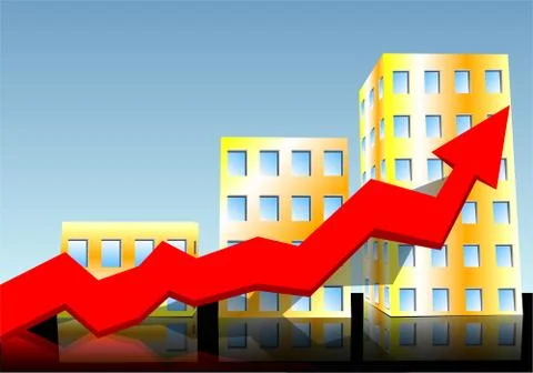 Construction growth Stock Illustration